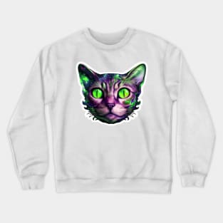 Violet cat Crewneck Sweatshirt